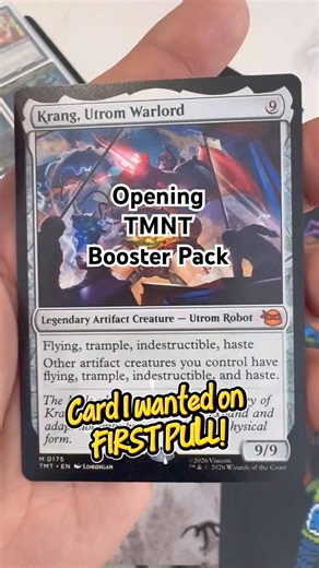 Opening TMNT Booster Pack! #mtg #mtgsecretlair #boosterpack