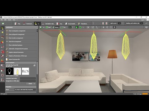 IMPORTING LUMINAIRE FILE IN DIALUX EVO