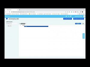 Cyber Square Grade 5 Module 2 - How to access HTML/CSS/JavaScript Editor.