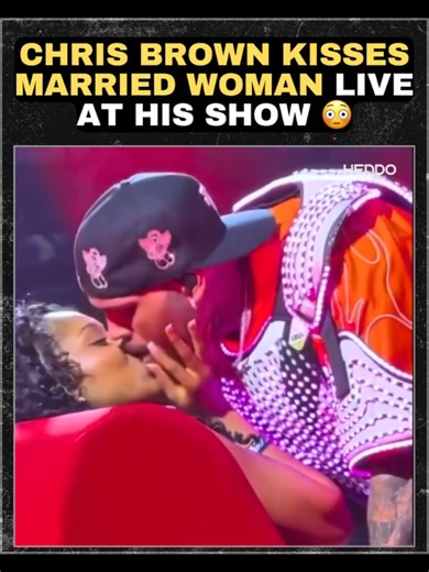 Things got real wild at the show Chris Brown was caught kissing a woman in the crowd and turns out, she’s married. Now the internet is going crazy debating loyalty, respect, and boundaries 🤯 Was it just a concert moment… or way out of line