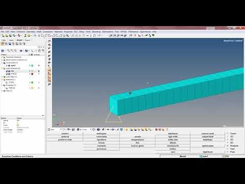 Optistruct - BEAM BAR Analysis