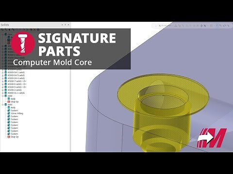 Computer Mold Core: Solid Hole