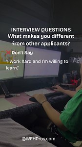 Save this tip and send to your VA bestie too Let’s all win interviews this week! 🎥 Watch the video for tips! #VAcommunitysupport #interviewtipsforall #workfromhomenation #pinoyremoteworker #freelancergoals | 𝑾𝑭𝑯𝑷𝒓𝒐𝒔.𝒄𝒐𝒎