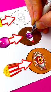 Emojis drawing challenge ✨ 1 emoji = 1 eye ✍️🌈 #emojis #drawing #challenge #drawingchallenge #eye #color #artroom | Art Room