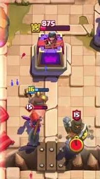 From now on he’ll always use a spell 😭😭😭 #clashroyale