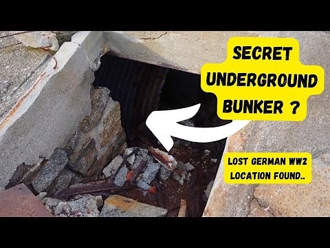German WW2 battle stations everywhere and we found a AMAZING underground bunker. What is it ?