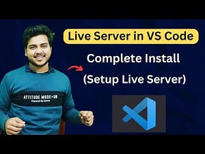 How to Download & Install Live Server in VS Code | Visual Studio Code | Hindi | Setup Live Server |