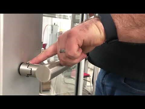 Rockwood PDU8500 Storefront Panic Device Installation - Part 4 - Push Bar Installation