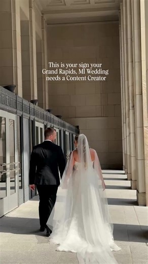 Grand Rapids, Michigan 2026 Brides: This is your sign that you need a Wedding Content Creator for your 2026 West Michigan Wedding 🤍 I capture a raw iPhone photo and video of your day. Not just for social media, but to rewatch your wedding day from your bed the morning after your wedding. Don't want to be posted? I do accept requests for only posting faceless/non-identifying visuals from your day ✨ #grandrapidsmi #westmichigan #weddingcontentcreator #weddingphotographer #weddingvideo