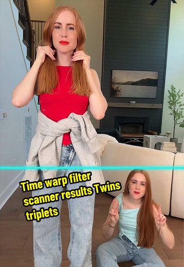 who wants to see the behind the scenes? 👀😱 #twins #triplets #TimeWarpScan