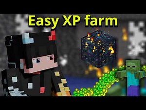 How to Build an Easy Zombie/Skeleton Spawner XP Farm in Minecraft!