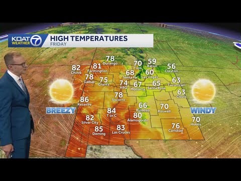 Record heat for New Mexico with relief ahead