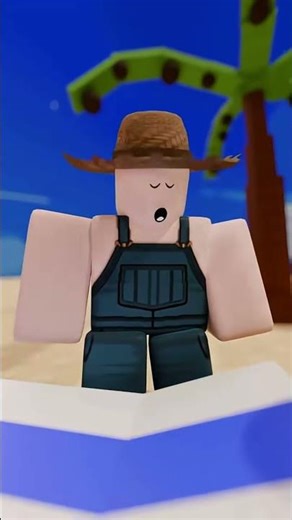 Roblox Noob’s WEIRD Beach Encounter 🌴😳#roblox #shorts