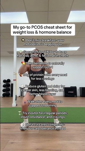 Your PCOS Cheat Sheet! 🤩