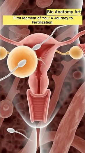 The First Moment of You: A Journey to Fertilization | Bio Anatomy Art | Gut Health