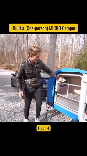 27K views · 486 reactions | I Built a (One-person) MICRO Camper! | David.tiny.built | Facebook