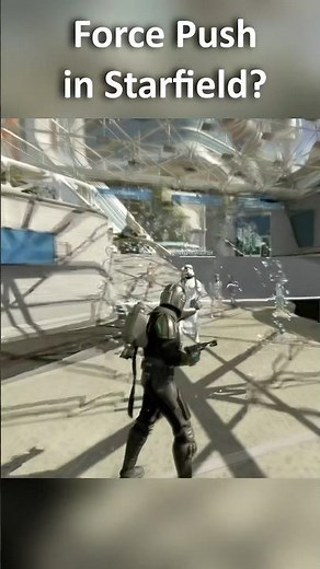 First Look at Force Push in Starfield (Star Wars Genesis Modlist Gameplay)