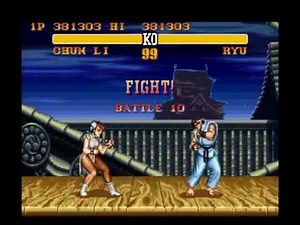 Street Fighter II Turbo(SNES)-Chun Li Playthrough