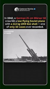 When an Artillery Shell Hit a Plane #shorts