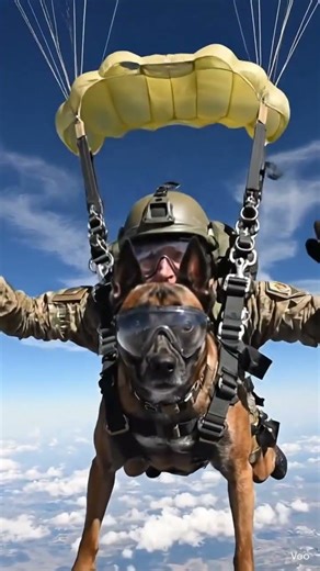 “This Military Dog Jumps Out of Planes 😳🐕🪂”