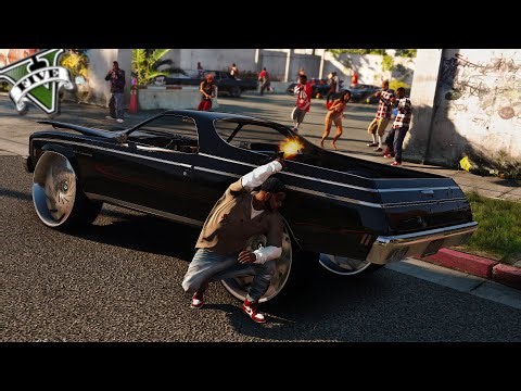 GTA 5 - LA HOOD LIFE - PARTYING in da trenches "GOES WRONG" - #7