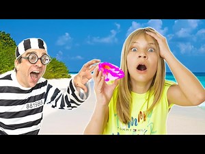 Amelia, Avelina and Akim beach holiday magic crystal adventure - Videos For Kids