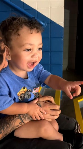 Safe to say my grandson Legend loved the Monster Jam. #grandson #monsterjam #stricktv #familyfun