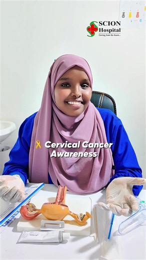 🎗️ Cervical Cancer Awareness Early screening and regular check-ups can save lives — visit Scion Hospital for prevention, screening, and care. 📞 0719 630 630 #ScionHospital #AntenatalCare #gynaecologynairobi #cervicalcancerawareness