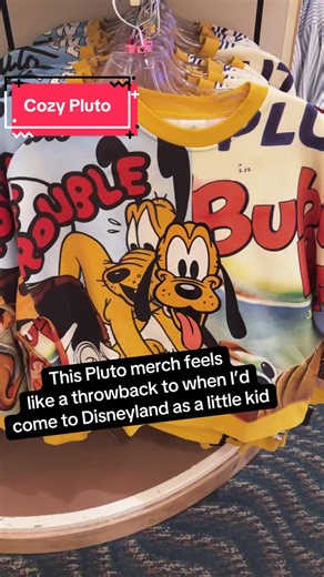 This Pluto merch kinda reminds me of early 2000s Disney merch! The plushie is cozy and cuteeee. I think the pullover is a bit too bold for me wear, but I see the appeal 😎#throwback #disneyshopping #retrostyle #fyp #streetwear