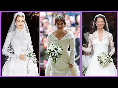 Top 7 Most Beautiful Wedding Dresses Worn by Royals!