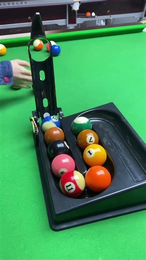 How practical is a pool table combined with a self-service practice machine?