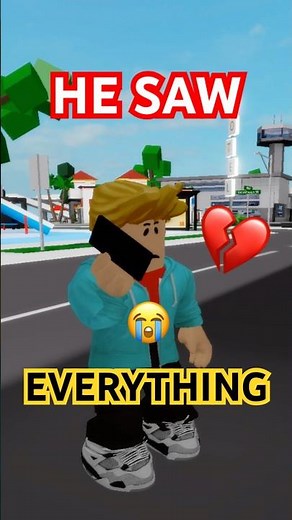 The most painful surprise he never expected 💔 Brookhaven RP #roblox #shorts