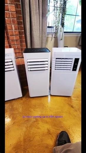 COWSAR 8,000 BTU Portable Air Conditioners Cool Up to 350 Sq.Ft, 4 Modes Portable AC with Remote