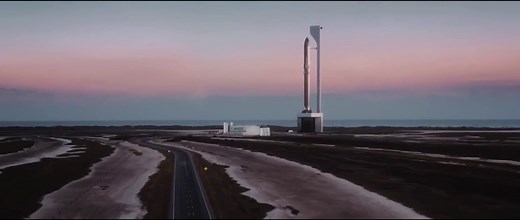 SpaceX animation shows Starship craft launch from new Texas site
