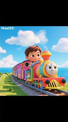 TRAVEL BY TRAIN🥰✨️#cartoon#forkids#kidscartoon#familyfrendly#kidslearningfun#funny