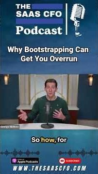 Why Bootstrapping Can Get You Overrun #saas #podcast #shorts #ai #taxnova #bootstrap