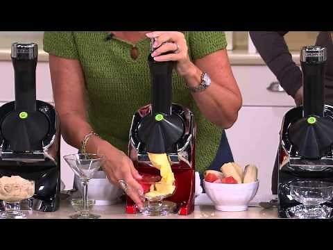 Yonanas Elite Frozen Treat Maker with Recipe Book with Jennifer Coffey