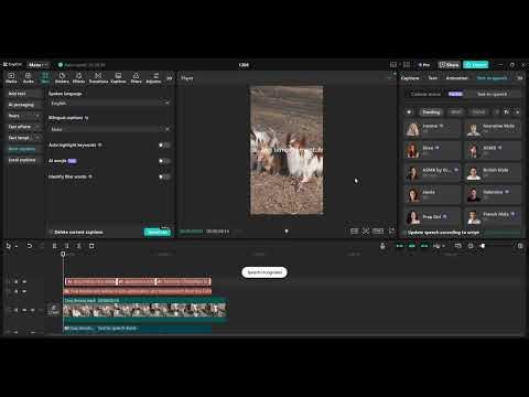 AI Voice & Auto Captions | CapCut PC Tutorial