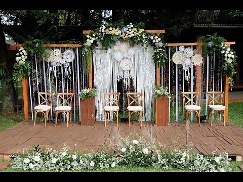 "Bohemian" WEDDING DECOR INSPIRATION of Patrick & Arini by Elior Design