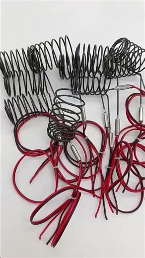 Spring heating coil for hot runner system. #hotrunnerheater #hotrunner #jmyheaters