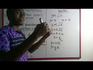 Direct Variation in Mathematics | Formula & Examples