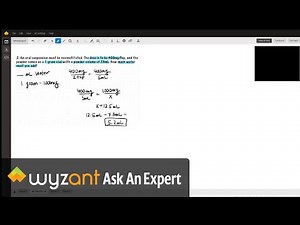 Pharmacy Calculations