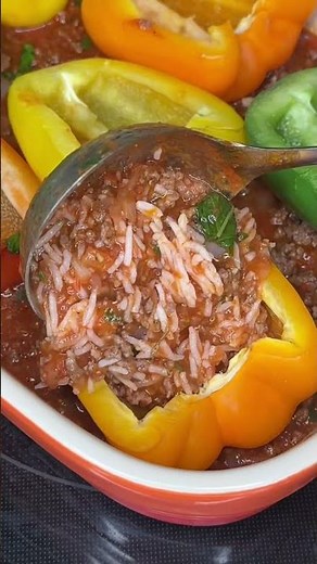 Best stuffed peppers! 🫑 #stuffedpeppers