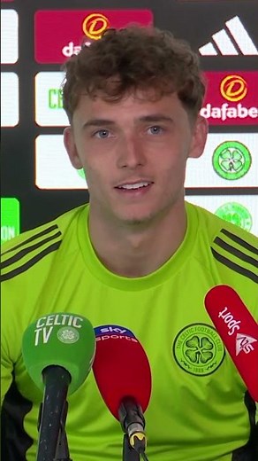 Callum Osmand spoke with the media at Lennoxtown