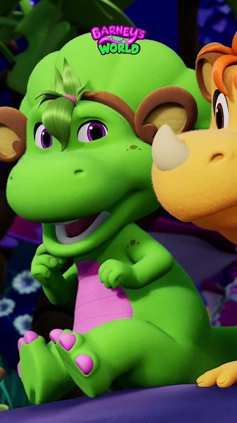 Dínós autózás 🦖💜 | Barney világa | Cartoonito | Rajzfilmek gyerekeknek #Barney