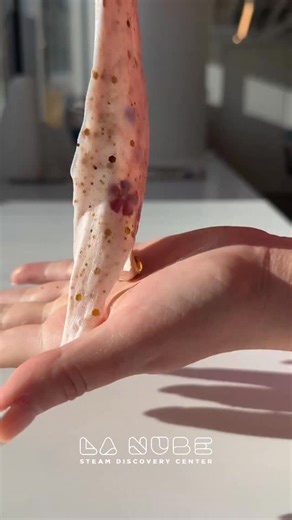 La Nube on Instagram: "🫟 DIY - Slime Edition! Make some creative winter slime this season, following our easy tutorial! ❄️✨ You’ll need: 🌟 Glue or shaving cream 🌟 Glitter, sequins, buttons, and anything else that you want to add to give your slime color and texture 🌟 A pipette or eyedropper 🌟 Slime Activator - this ingredient can be purchased on Amazon 🌟 Optional: Essential oils in your favorite scents to make your slime smell amazing 🌟 Optional: Baking soda to make your slime less sticky