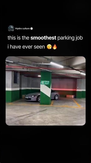 this is the smoothest parking job i have ever seen 😶🫡 #carguy