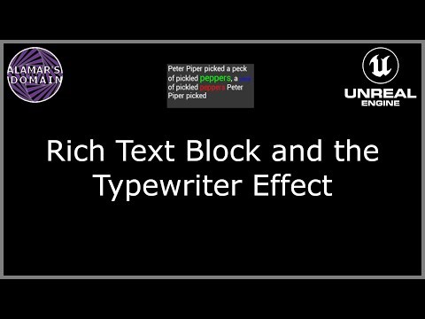 Rich Text Block and the Typewriter Effect