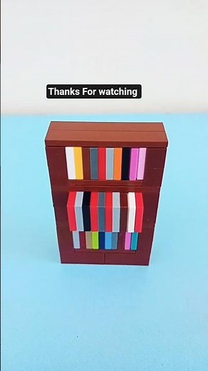 Building A Simple Lego Bookshelf Idea 📚 In 10sec (Lego Easy Build) #shorts #lego