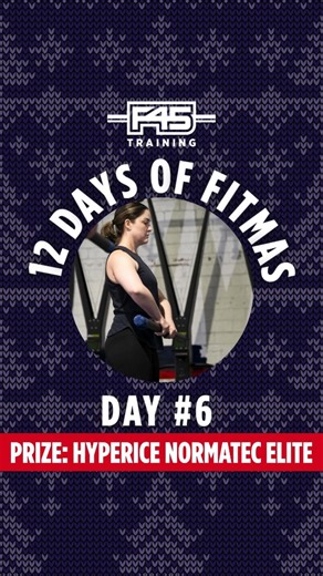 F45 Training Summerhill on Instagram: "The holiday energy is still going strong!🎄⚡️ It’s Fitmas Day 6 at F45 Training, and the season is packed with challenges, motivation, and rewards that keep getting better!💥🎁 Today’s challenge: Tell us how you practice self-care (share response in IG story) and tag F45_Training 💪 Today’s prize: Hyperice Normatec Elite 👀🏆 Make sure you’re following F45_Training and checking Instagram Stories daily so you never miss a chance to win. New challenges. New r
